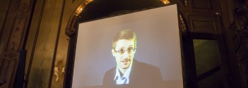 Edward Snowden sends a message to Courage